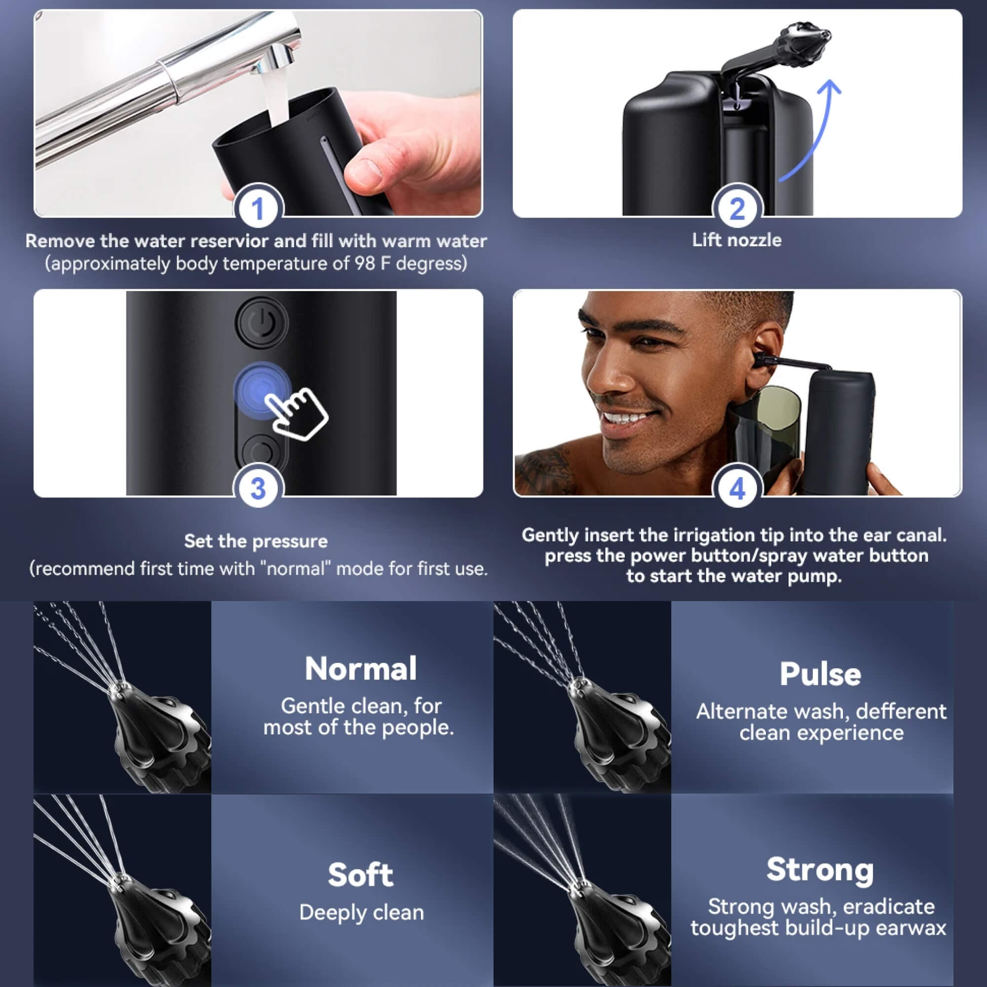 Maliben | Wush Pro Ear Cleaner – Effective Ear Cleaning Solution For Cleaner, Healthier Ears