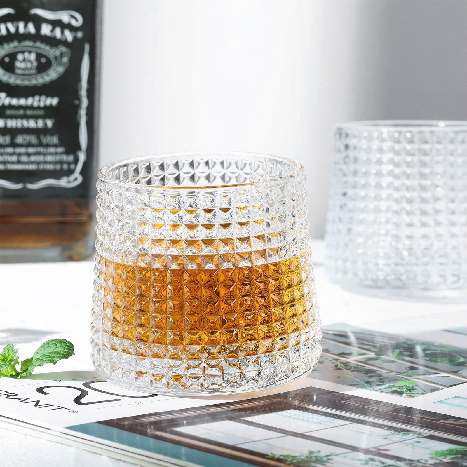Maliben | Rotatable Whiskey Tumbler Set