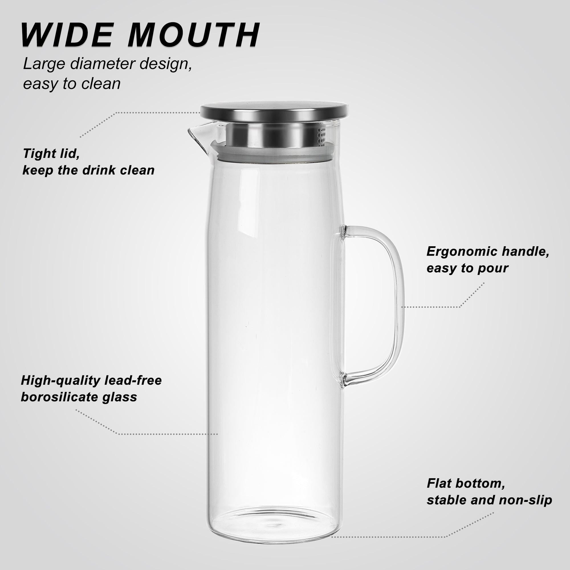 Maliben | Cylindrical heat-resistant glass jug