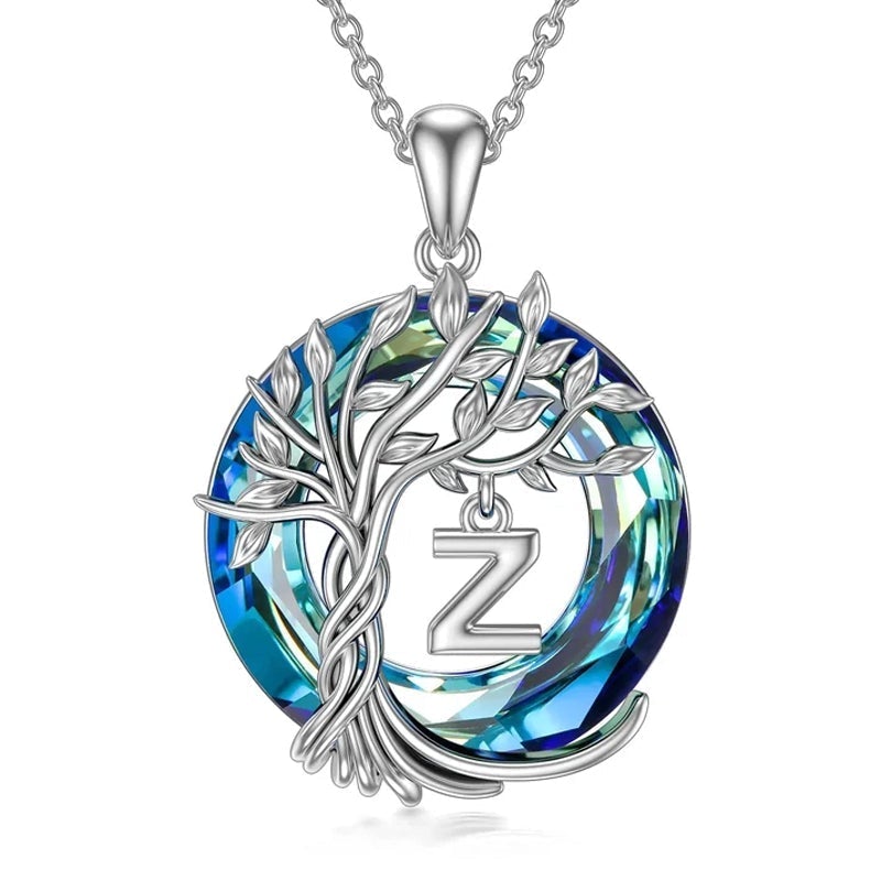 Maliben | Tree Of Life Crystal Pendant Necklace