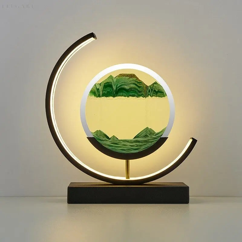Maliben | Zenscape Harmony Lamp – Atmospheric Lighting With Moving Sand Artwork