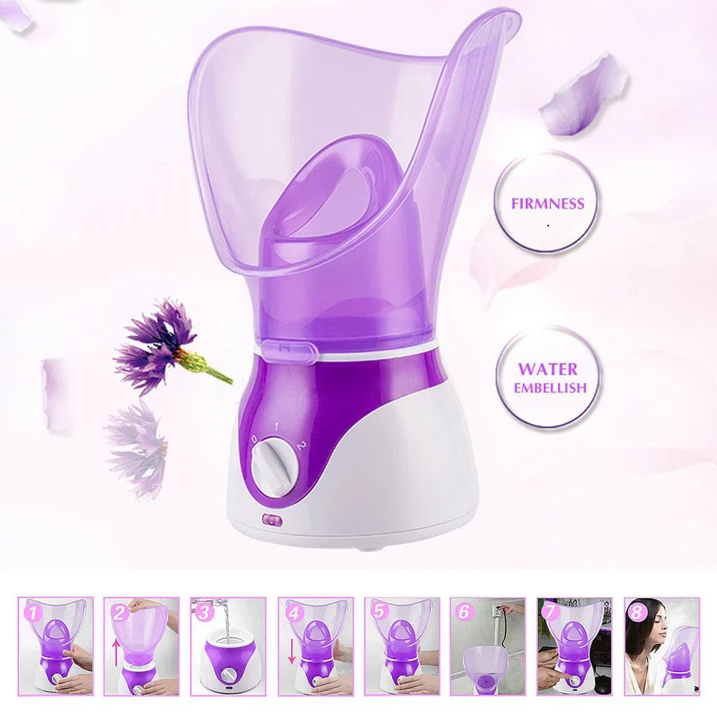 Maliben | Face Steamer With Adjustable Steam Levels And Aromatherapy Function