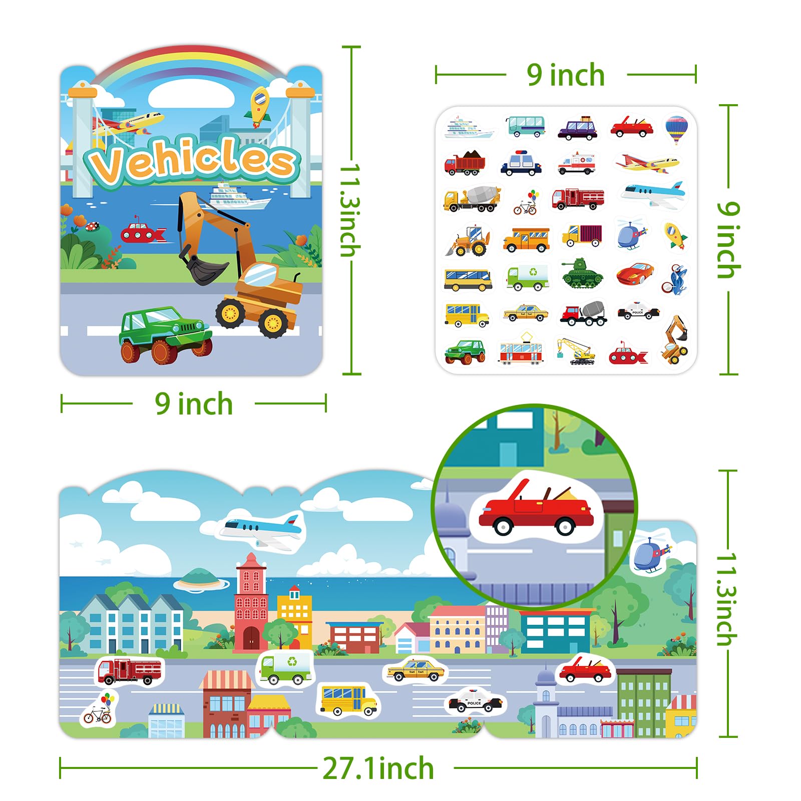 Maliben | 🔥Reusable Sticker Book - Keep Kids Off Devices!✨