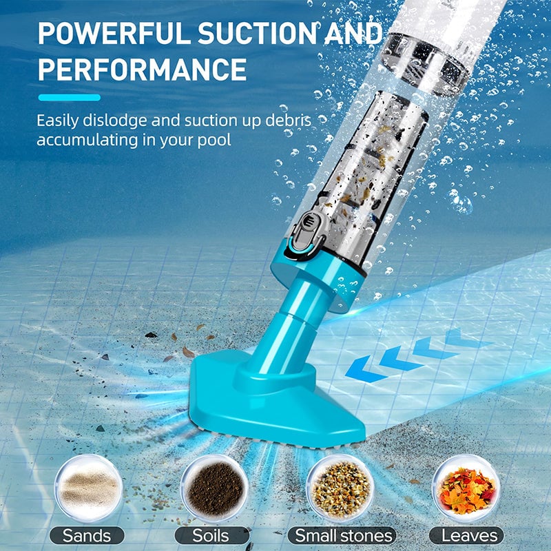 Maliben | Us Standard - 3in1cordless Rechargeable Powerful Motor Swimming Pool Vacuum Cleaner