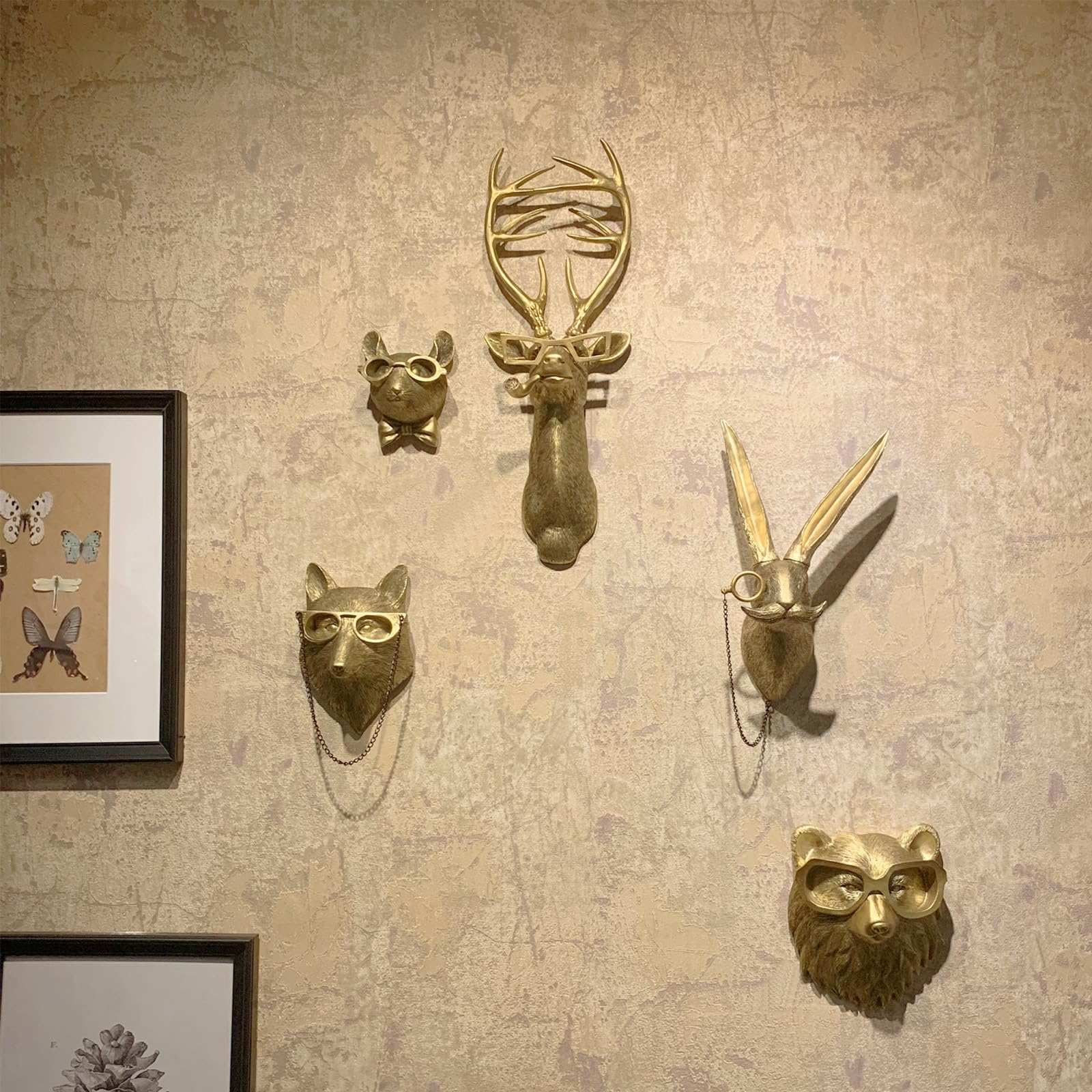 Maliben | Elegant Animal Head Wall Sculptures