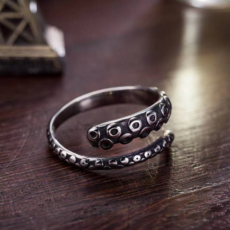 Maliben | Women’S Vintage Cat Ring | Adjustable Animal Knuckle Band | Zinc Alloy Fashion Jewelry For Daily & Party Wear