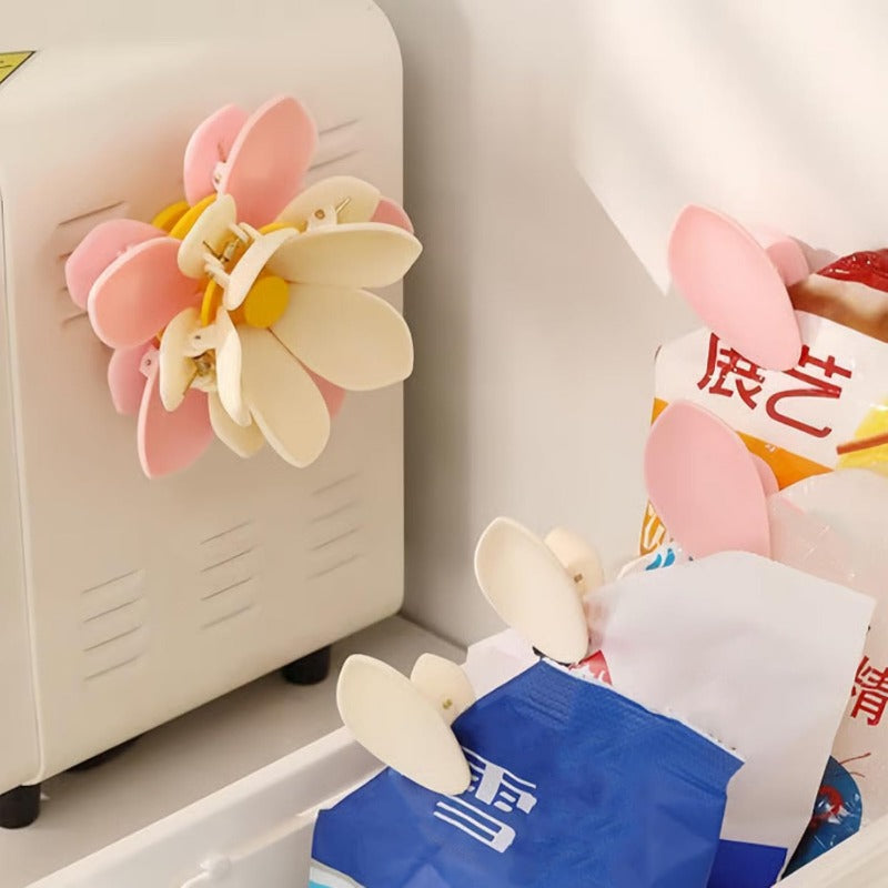 Maliben | Flower-Shaped Magnetic Clip Refrigerator Magnet