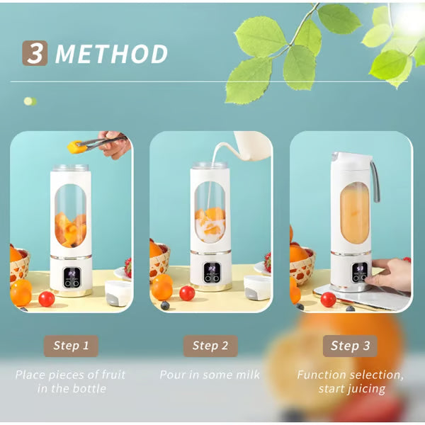 Maliben | BlendSmart Juicer Blender | Versatile, Leak-Proof Design With smart Led For Smoothies, Shakes, And Baby Food.