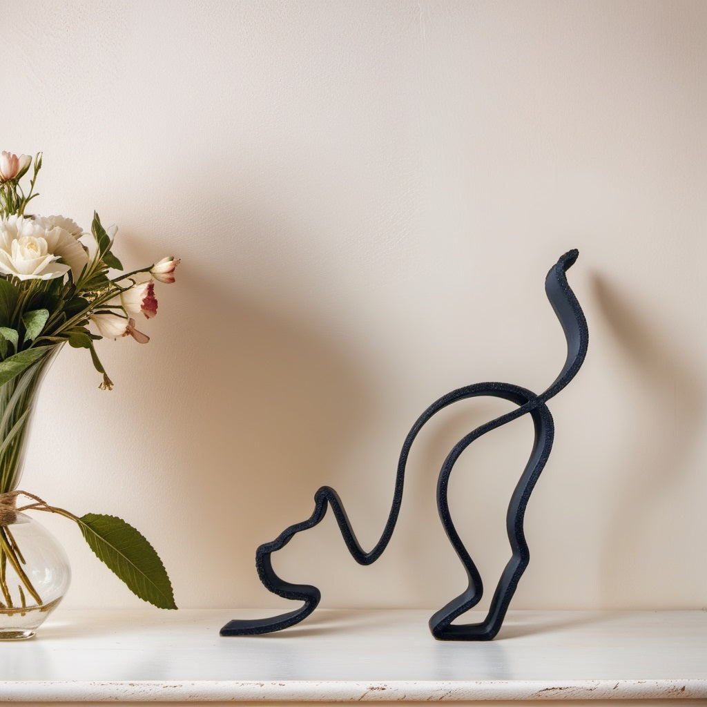 Maliben | Artipaws Abstract Dog Sculpture | Modern Design | High-Quality Art Figure | For Shelf & Table