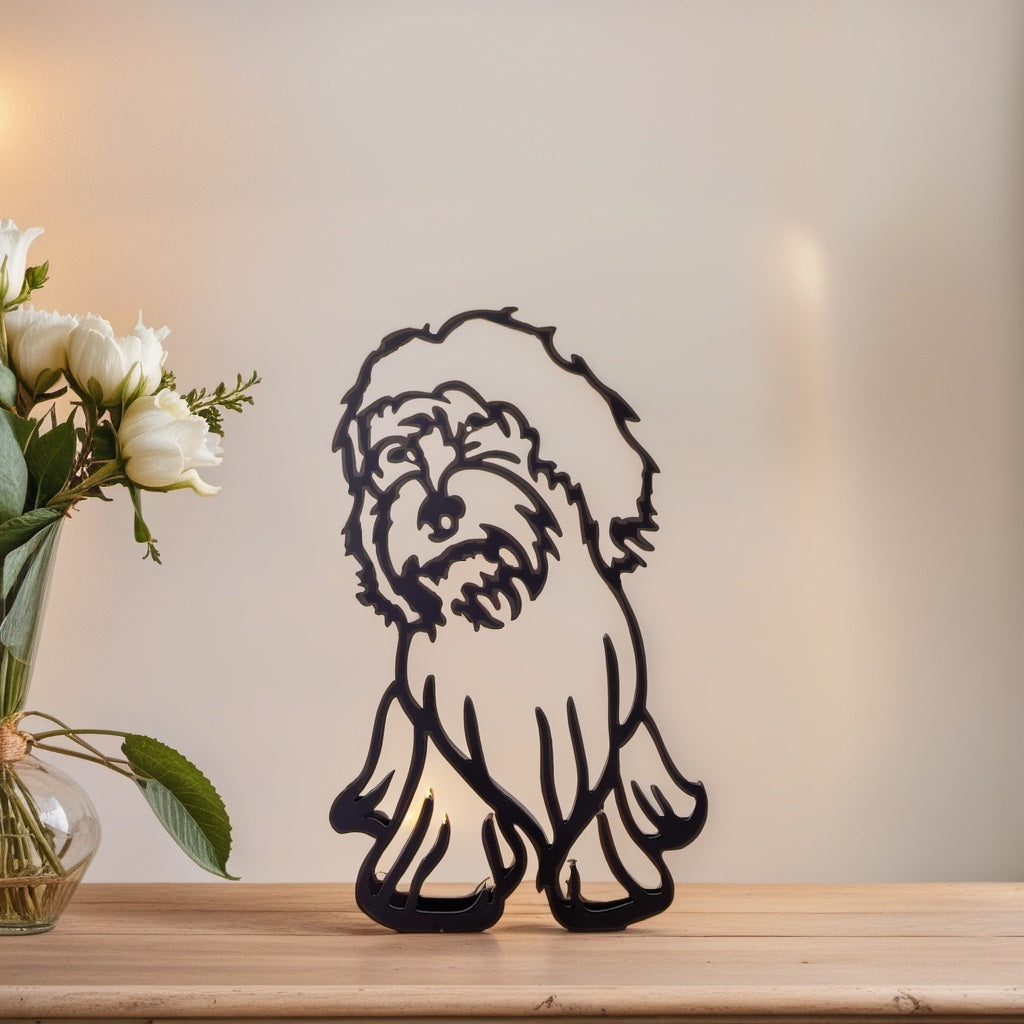 Maliben | Artipaws Abstract Dog Sculpture | Modern Design | High-Quality Art Figure | For Shelf & Table