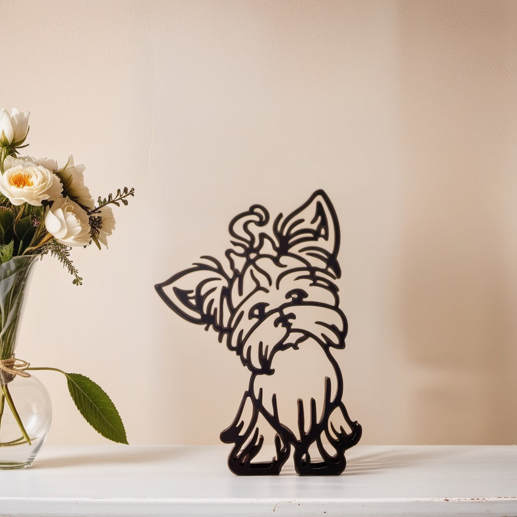 Maliben | Artipaws Abstract Dog Sculpture | Modern Design | High-Quality Art Figure | For Shelf & Table