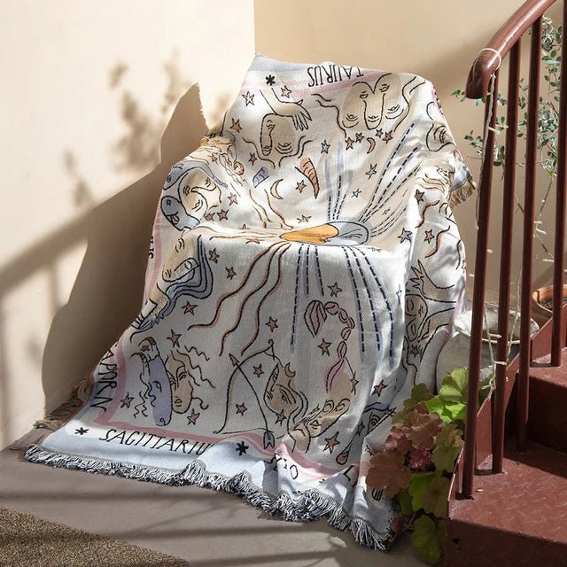 Abstract Woven Wall Tapestry Throw Blanket — Maliben home decor