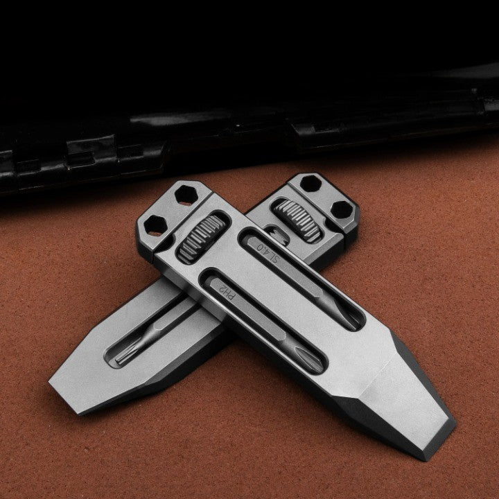 Maliben | Titanium Alloy Telescopic Camping Edc Multifunctional Tool