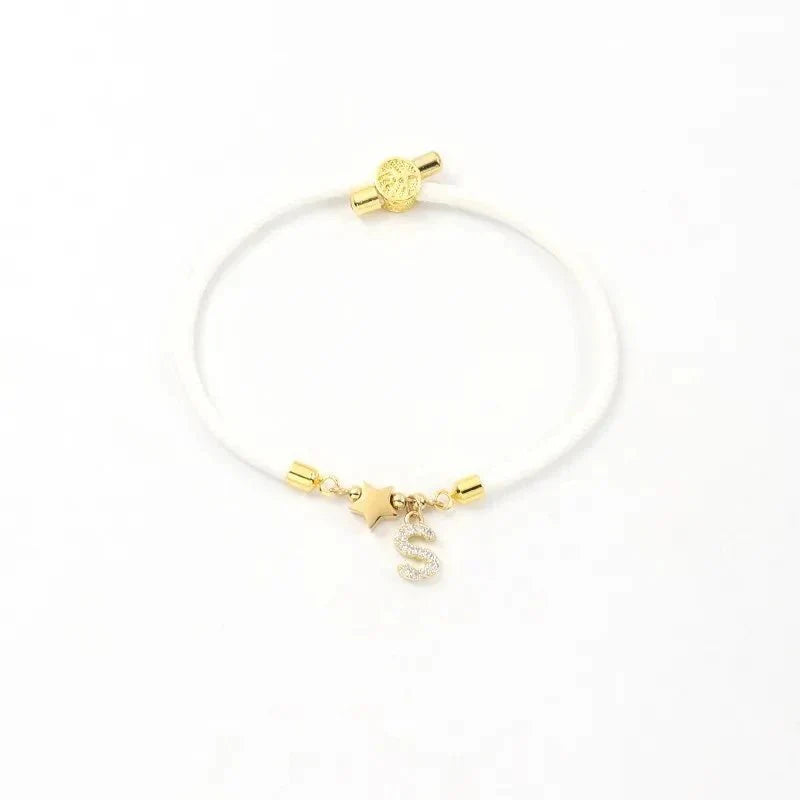 Maliben | Adjustable Shape Letter Initial Bracelets