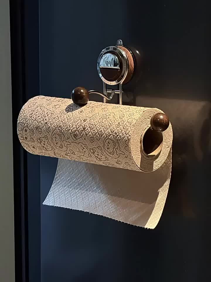 Maliben | Kitchengrip Roll Holder Stainless Steel Paper Towel Holder With Suction Cup