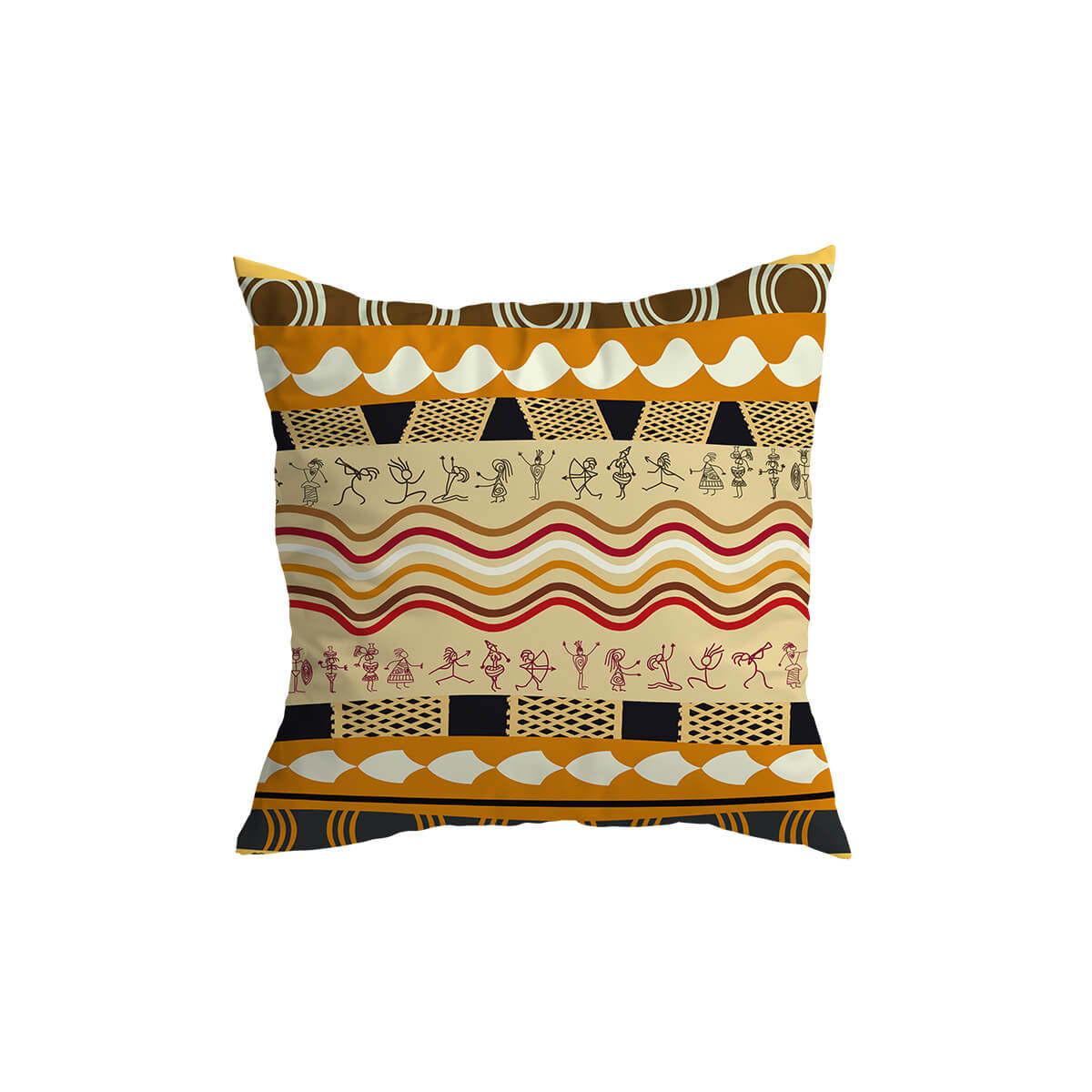 Maliben | Decorative Cushion With African Pattern