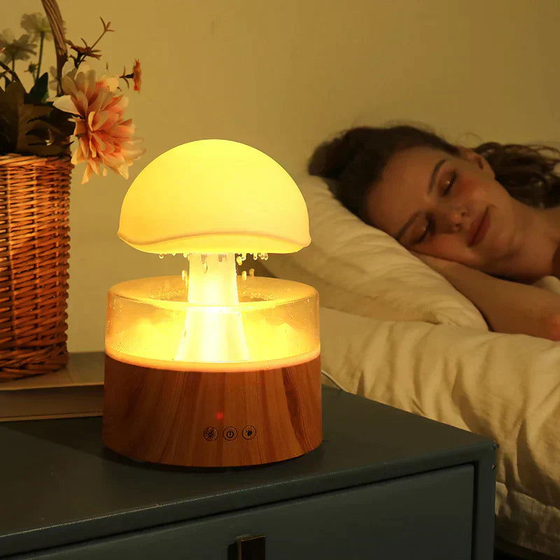 Maliben | Mushroom Cloud Rain Diffuser Relaxing Humidifier - Atumis