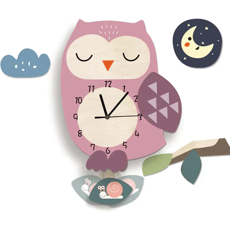 Maliben | Children's pendulum clock with animal designs
