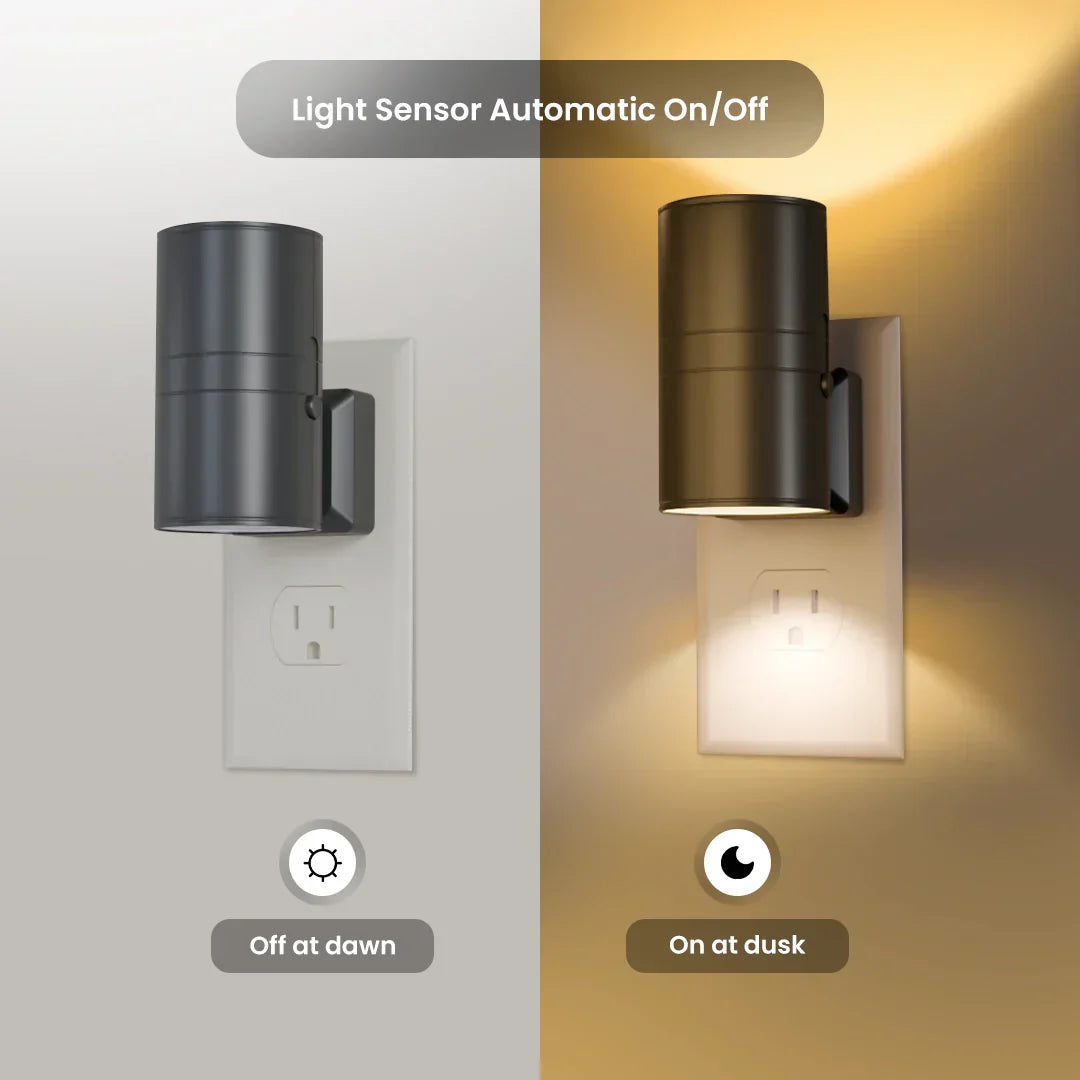 Maliben | Dimmable Plug-In Night Light With Motion Sensor - Led Light For Bedrooms, Hallways, And Stairs