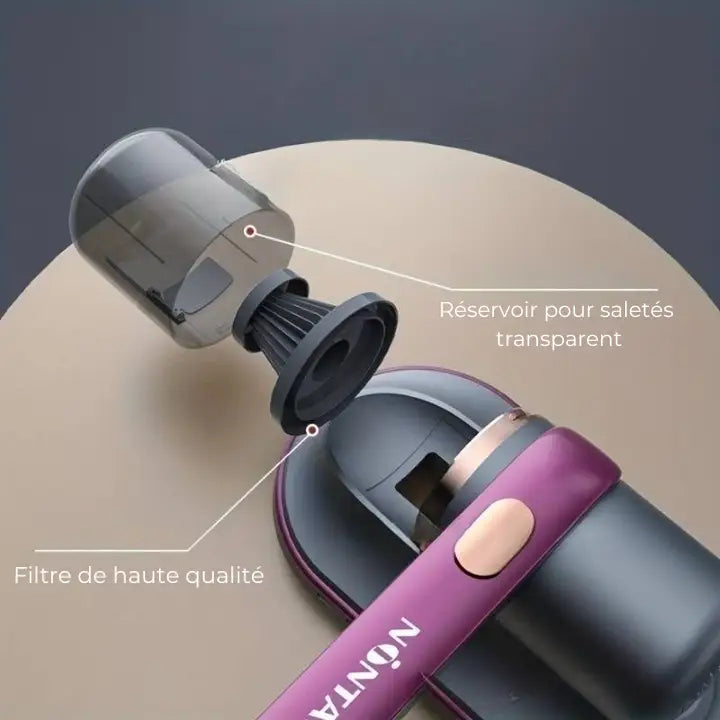 Maliben | Wireless HAnd Vacuum Cleaner - Anti-Dust Mite - Uv and Vibration