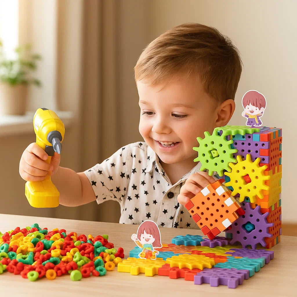 Maliben | Montessori 3d Gear And Puzzle Game Pieces