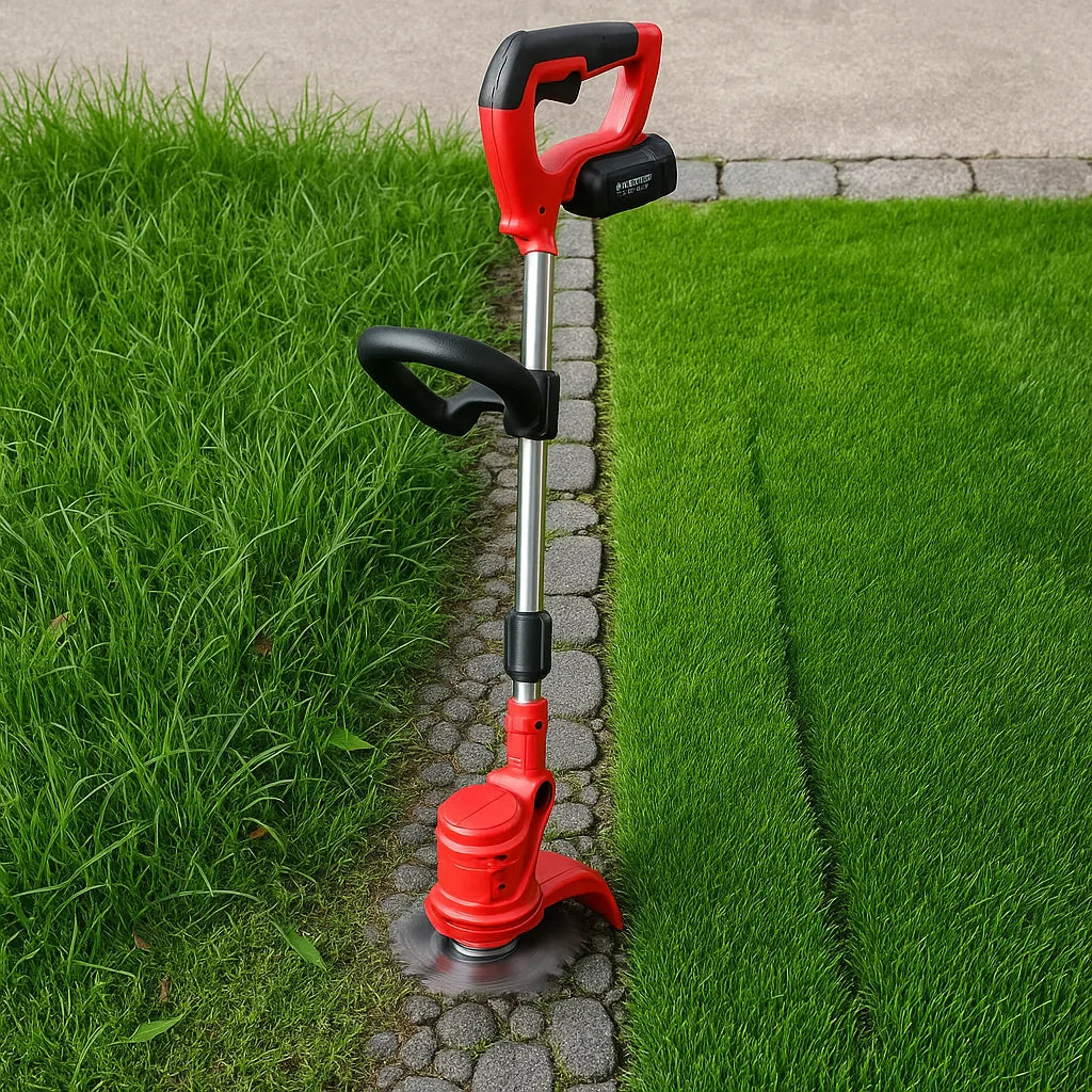 Maliben | Cordless Grass Trimmer With Adjustable Cutting Width For Lawn Care & Garden Maintenance
