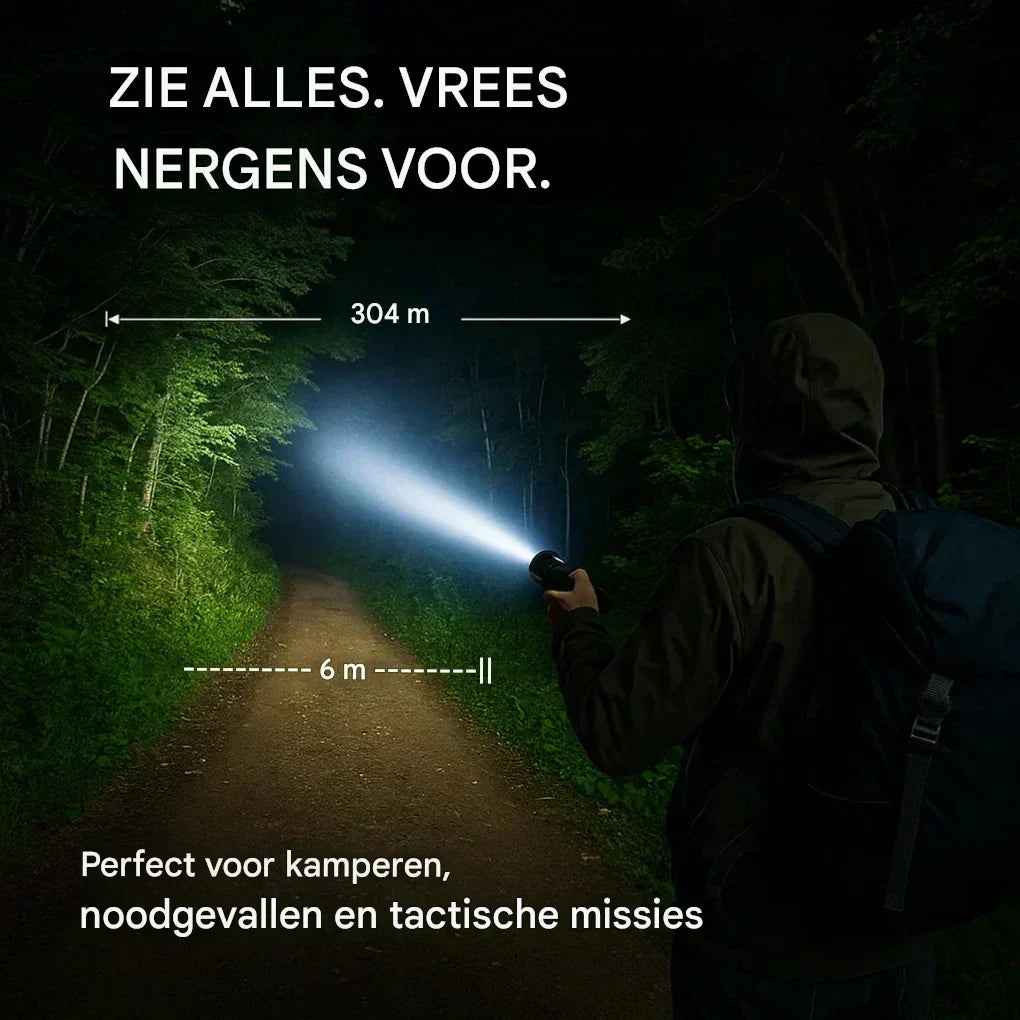 Maliben | Ultrastrong Night Vision Flashlight Pro – Rechargeable Aluminum Lamp