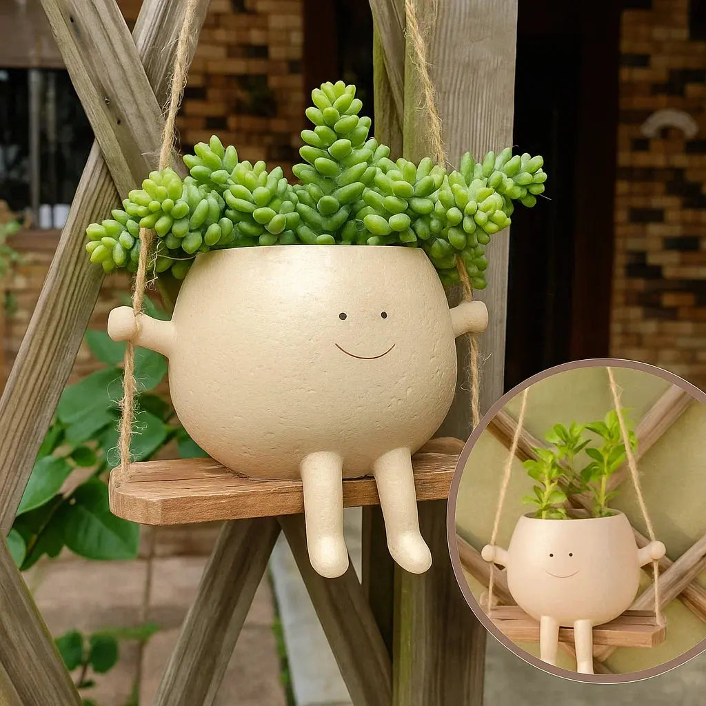 Maliben | Hanging Planter With Smiling Face