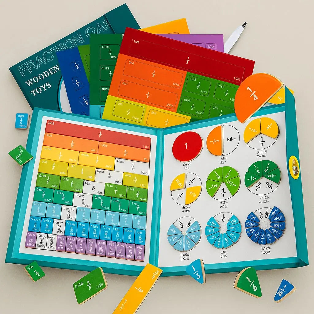Maliben | Magnetic Break Learning Tiles — Interactive Math Set For Kids