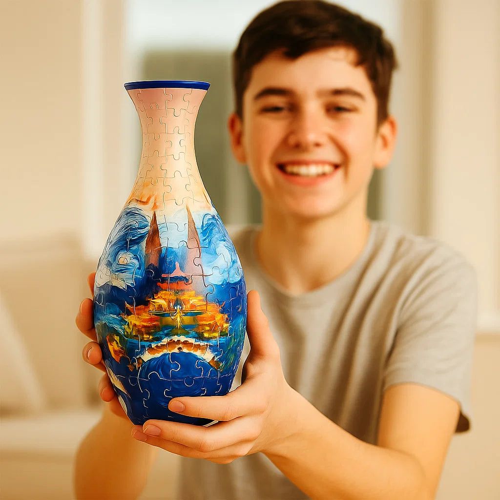 Maliben | Noble 3d Puzzle Vase - Usable For Real Flowers