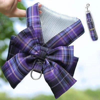 Maliben | AURÉLIEN Harness – Adjustable Dog Harness with Stylish Bow Design