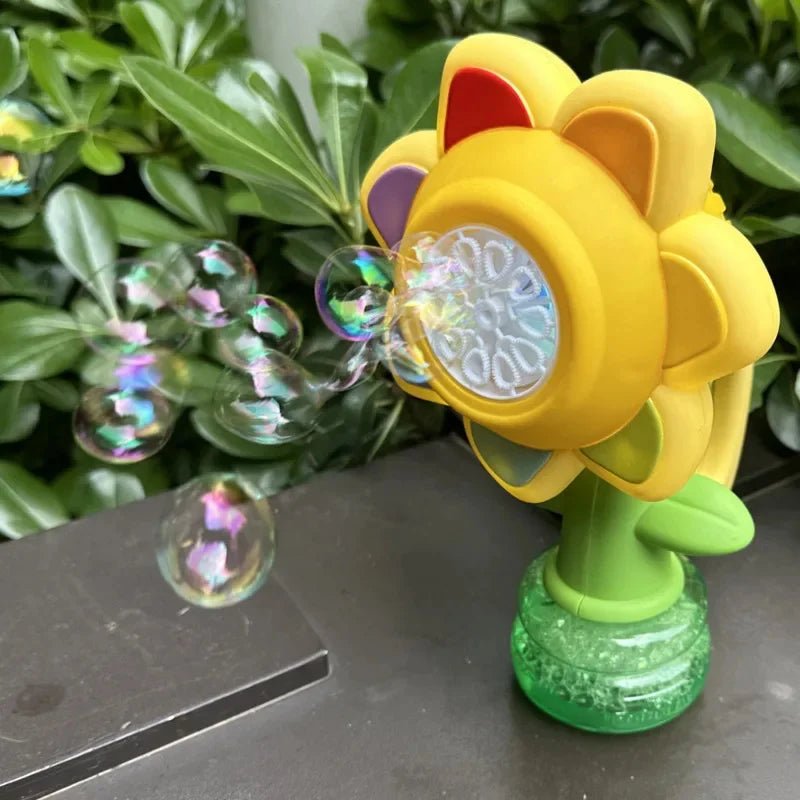 Maliben | Bubbleblossom | Magical Bubble Fun - Automatic Sunflower Bubble Machine