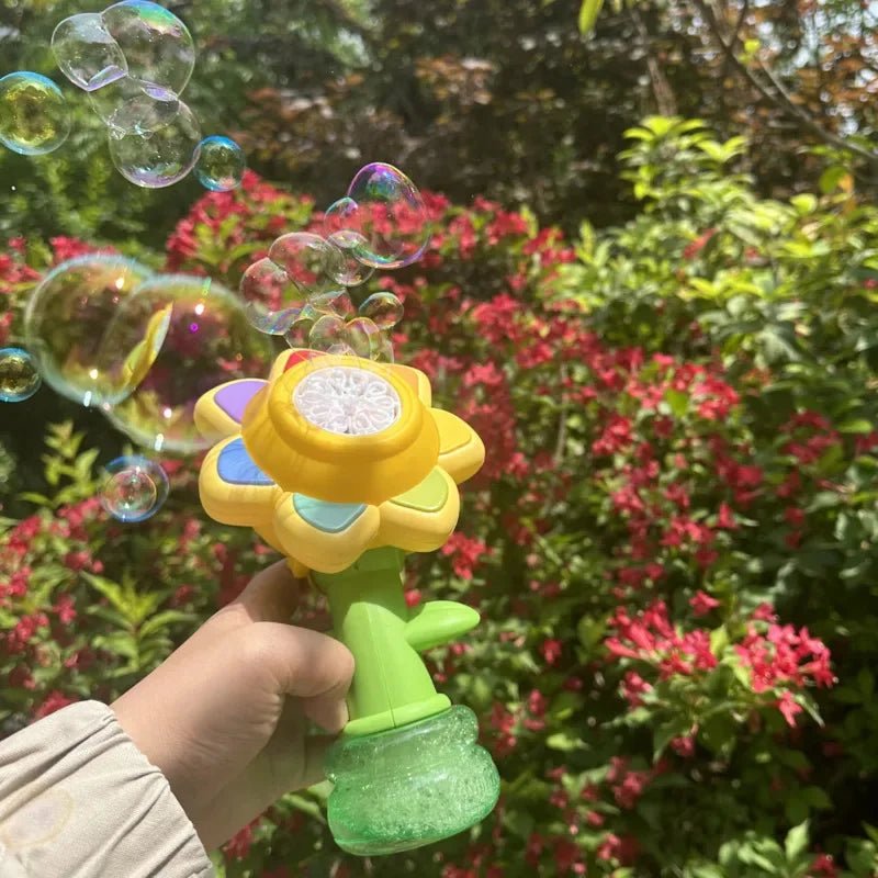 Maliben | Bubbleblossom | Magical Bubble Fun - Automatic Sunflower Bubble Machine
