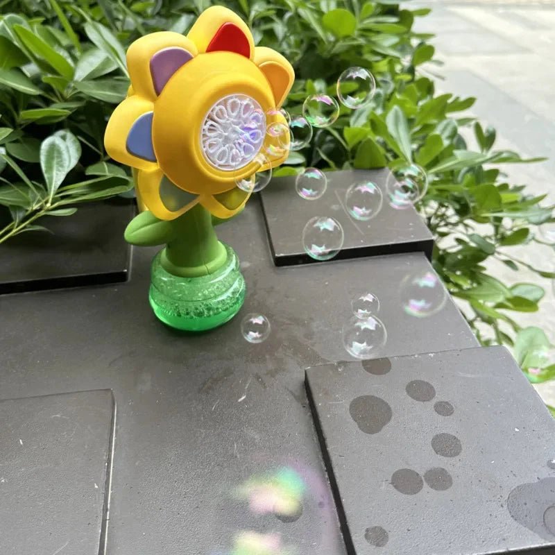 Maliben | Bubbleblossom | Magical Bubble Fun - Automatic Sunflower Bubble Machine