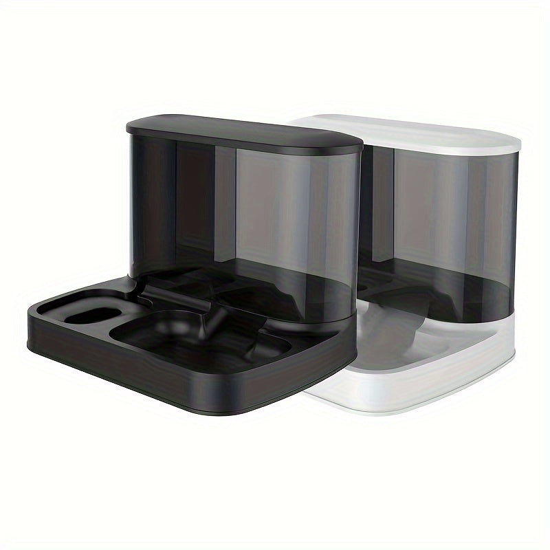Maliben | Food & Water Dispenser Cativa Duo | Automatic & Time-SavIng | 2-in-1 System | For Cats & Small Animals