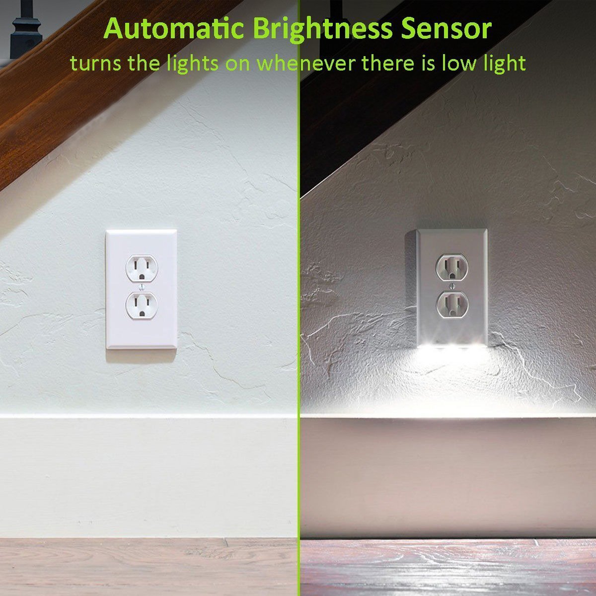 Maliben | Automatic Nightlight Outlet Cover