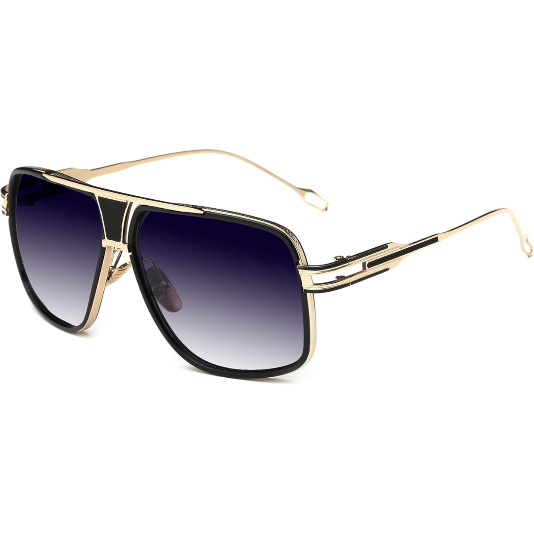 Maliben | Men’S Aviator Sunglasses With Alloy Frame And Uv Protection