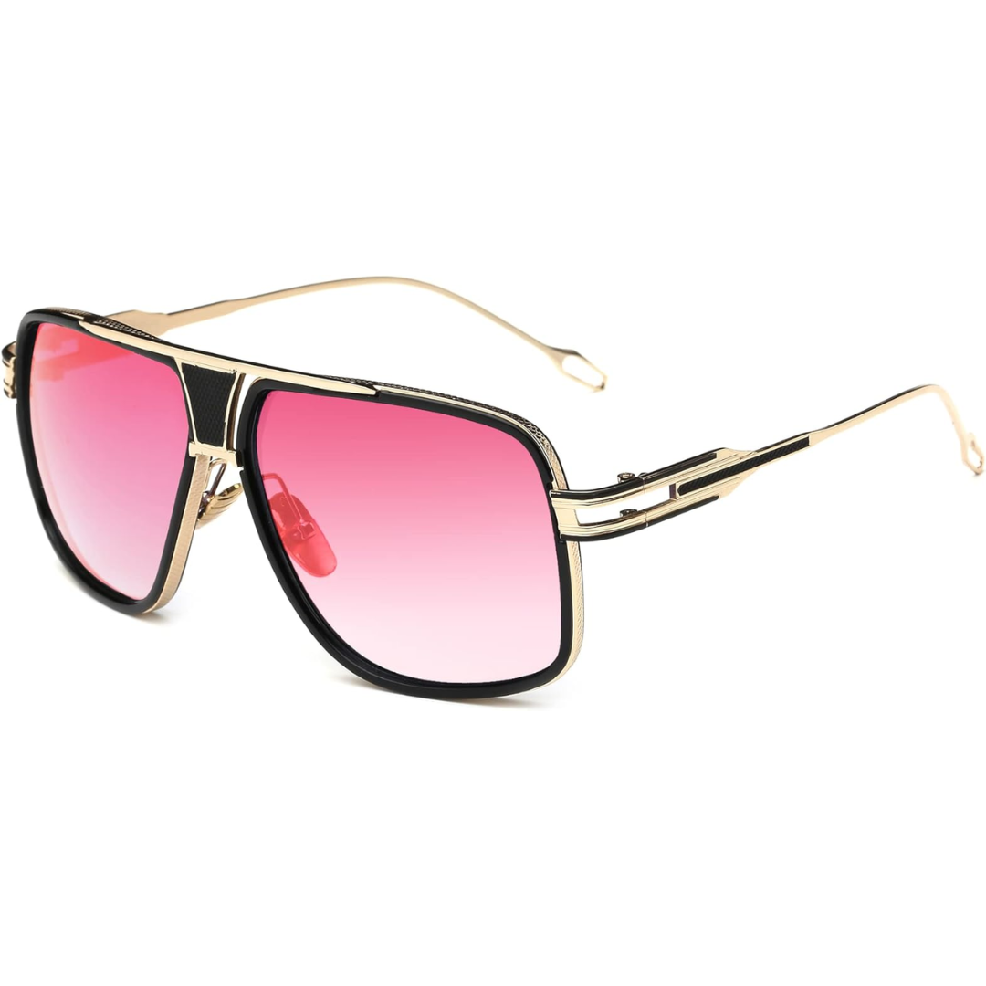 Maliben | Men’S Aviator Sunglasses With Alloy Frame And Uv Protection