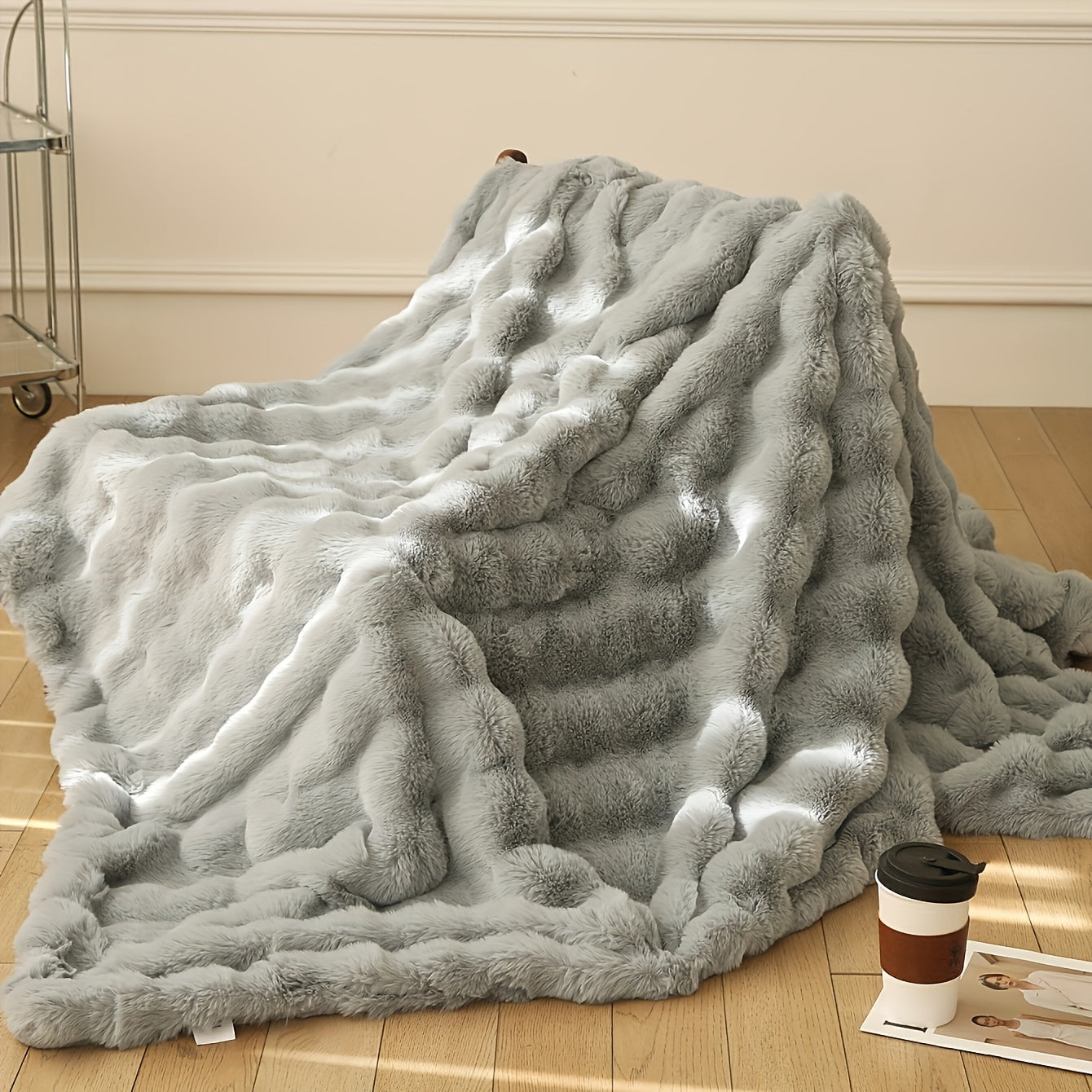 Maliben | Elegant Rabbit Fleece Blanket - Luxury And Durable