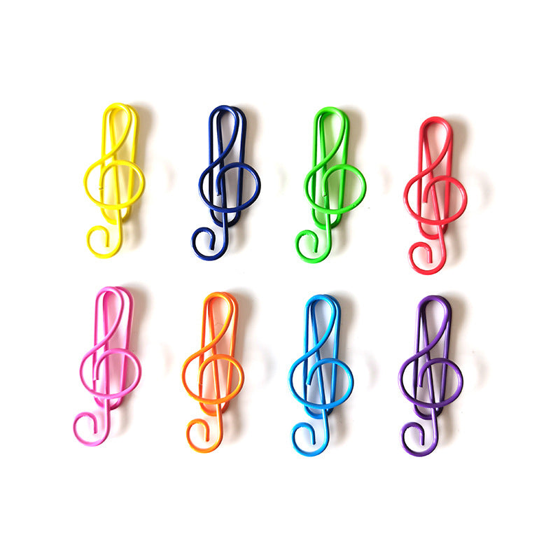Maliben | Music Multicolored Paperclips Made Of Metal