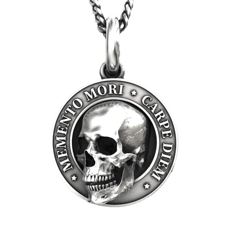 Maliben | Skull Necklace Made Of Titanium Steel