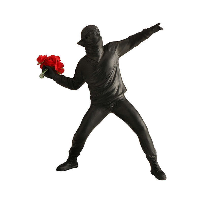 Maliben | Banksy Flower Rioter Ornament