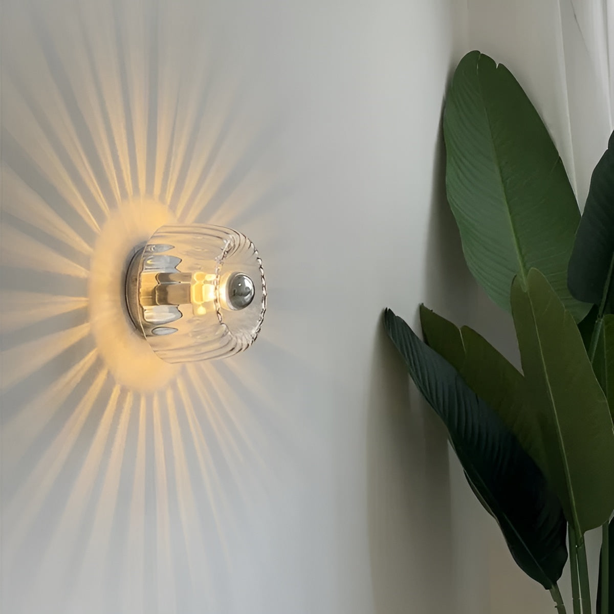 Maliben | Scandielegance Wall Lamp – Modern Glass Lighting With Bauhaus Charm
