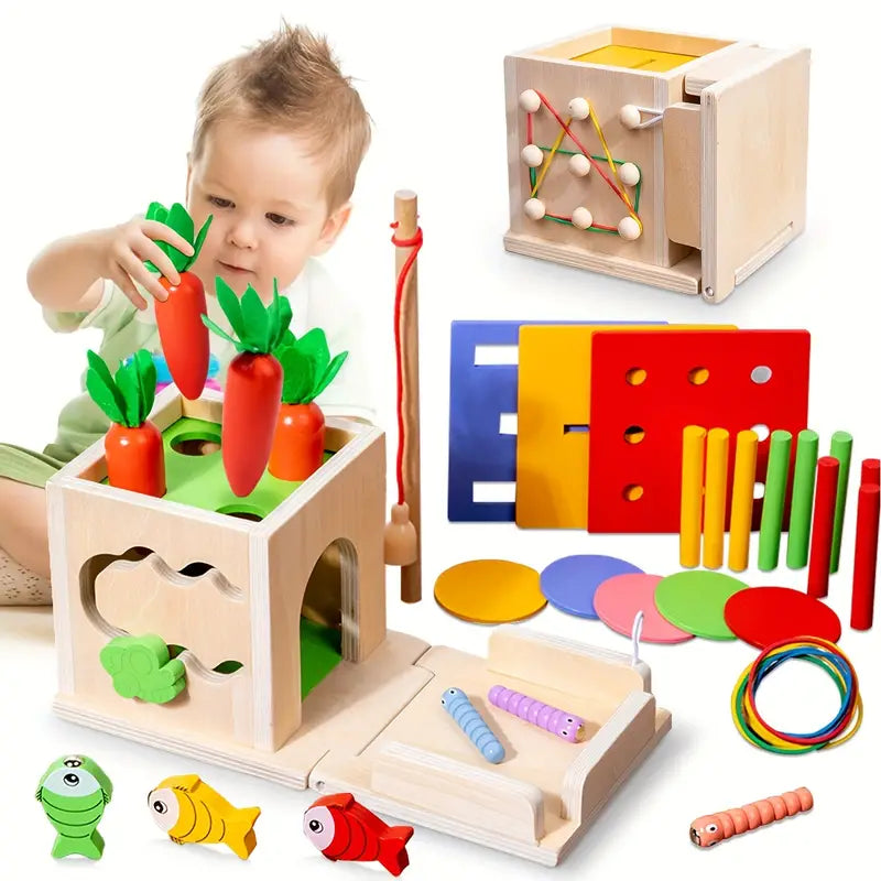 Maliben | Creative 8-In-1 Montessori Playset - For Adventurous Babies