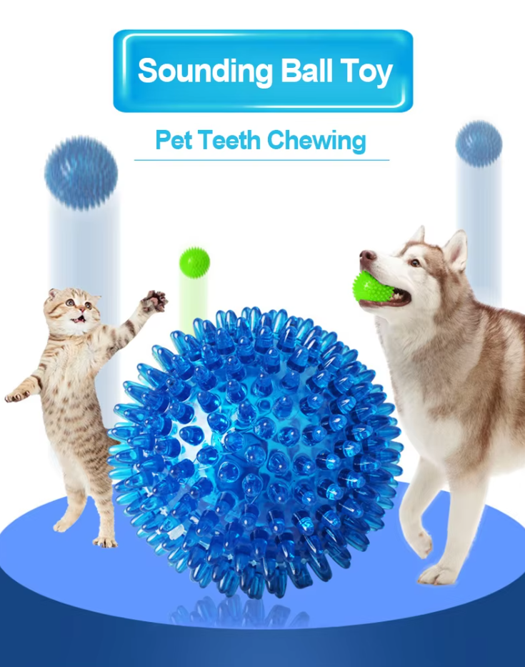 Maliben | Dog Play Ball With Bumps - Dental Hygiene & Play