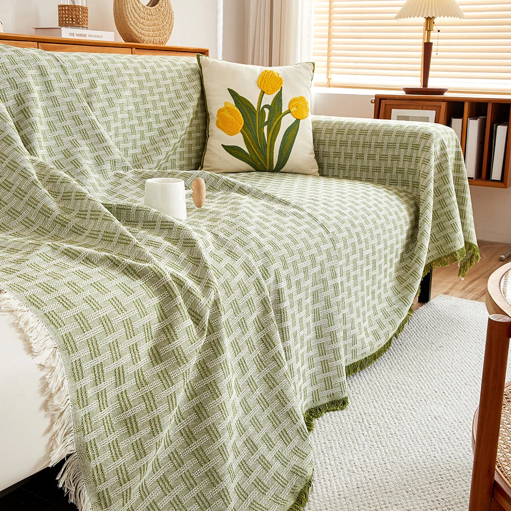 Maliben | Large Sofa Cover with Reversible Pattern Stylish Protection