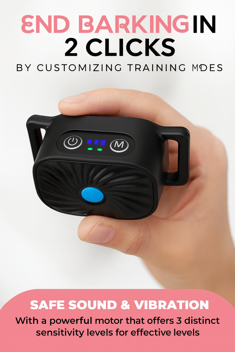 Maliben | BarkLess Nano – Gentle Anti-Bark Collar for Puppies & Small Dogs