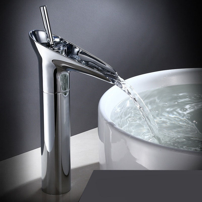 Maliben | Waterfall Antique Faucet Bathroom Sink Faucet Brass Sink Mixers
