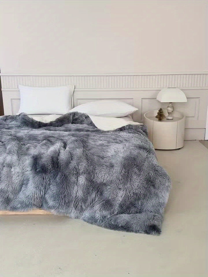 Maliben | Luxury Thick Lambskin Blanket For Warmth And Elegance