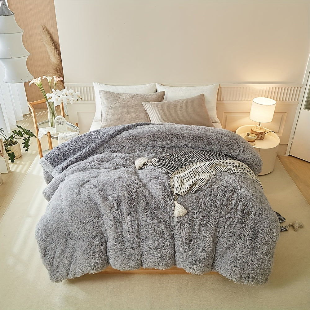 Maliben | Luxury Thick Lambskin Blanket For Warmth And Elegance